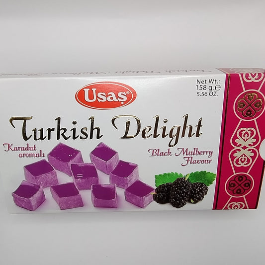 Turkish delight med Sort morbær smag